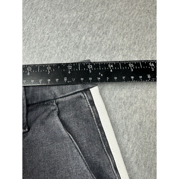 READ- MOTHER The Shaker Prep Fray Cropped Womens Jeans‎ Dear Mr Black Racer 23 - Picture 6 of 6